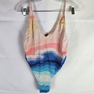 Billabong Colorful Wave One Piece Swimsuit